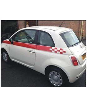 Sticker Masters Fiat 500 Yan Şerit Sticker