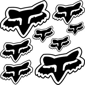 Sticker Masters Fox Sponsor Set Sticker