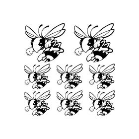 Sticker Masters Frelon Hornet Eşek Arısı Sponsor Set Sticker
