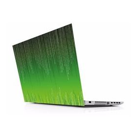 Sticker Masters Green Binary Code Laptop Sticker