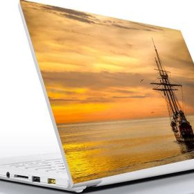 Sticker Masters Gün Batımı Yelkenli Laptop Sticker