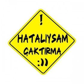 Sticker Masters Hatalıysam Çaktırma Sticker