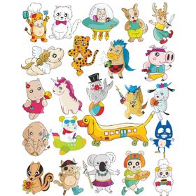 Sticker Masters Hayvanlar Çocuk Odası Sticker