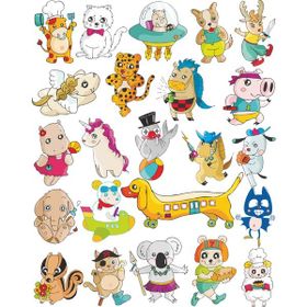 Sticker Masters Hayvanlar Çocuk Odası Sticker
