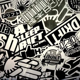 Sticker Masters Hellaflush Sticker Black