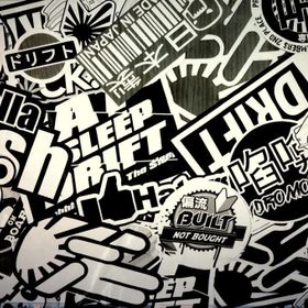 Sticker Masters Hellaflush Sticker Black