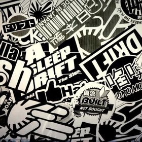 Sticker Masters Hellaflush Sticker Black