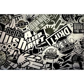 Sticker Masters Hellaflush Sticker Black
