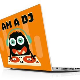 Sticker Masters I Am A Dj Laptop Duvar Stickerı