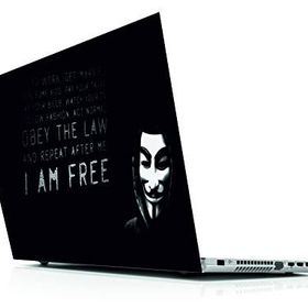 Sticker Masters I Am Free Laptop Duvar Stickerı