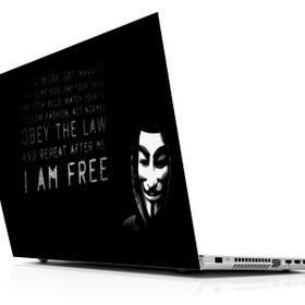 Sticker Masters I Am Free Laptop Duvar Stickerı