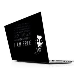 Sticker Masters I Am Free Laptop Duvar Stickerı