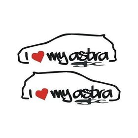 Sticker Masters I Love My Astra Sticker