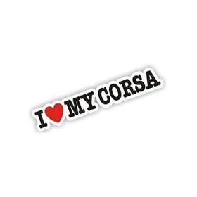 Sticker Masters I Love My Corsa Sticker
