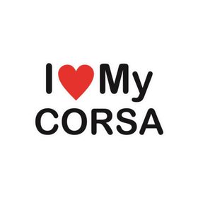 Sticker Masters I Love My Corsa Sticker