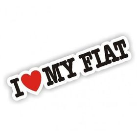 Sticker Masters I Love My Fiat Sticker