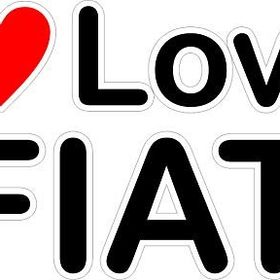 Sticker Masters I Love My Fiat Sticker