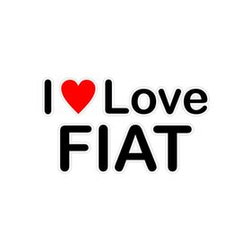 Sticker Masters I Love My Fiat Sticker