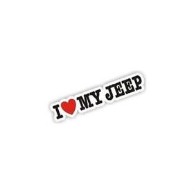 Sticker Masters I Love My Jeep Sticker