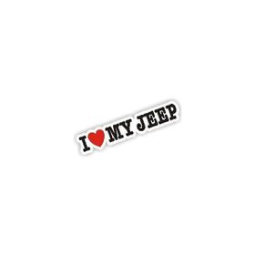 Sticker Masters I Love My Jeep Sticker