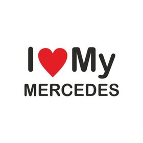 Sticker Masters I Love My Mercedes Sticker