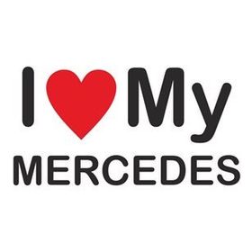 Sticker Masters I Love My Mercedes Sticker