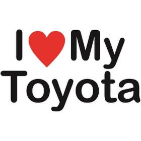 Sticker Masters I Love My Toyota Sticker