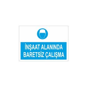 Sticker Masters İnşaat Alanında Baretsiz Çalışma Sticker