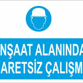 Sticker Masters İnşaat Alanında Baretsiz Çalışma Sticker
