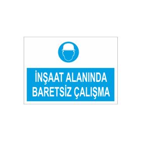 Sticker Masters İnşaat Alanında Baretsiz Çalışma Sticker