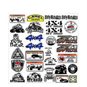 Sticker Masters Jeep Off Road Stıcker Set