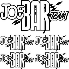 Sticker Masters Joe Bar Sponsor Set Sticker