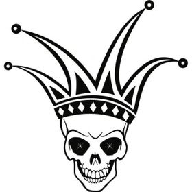 Sticker Masters Joker Skull Sticker