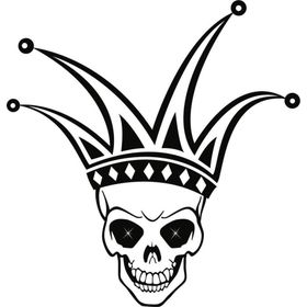 Sticker Masters Joker Skull Sticker