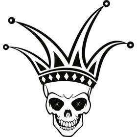 Sticker Masters Joker Skull Sticker