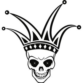 Sticker Masters Joker Skull Sticker