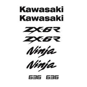 Sticker Masters Kawasaki 636 Sticker Set
