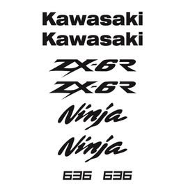 Sticker Masters Kawasaki 636 Sticker Set