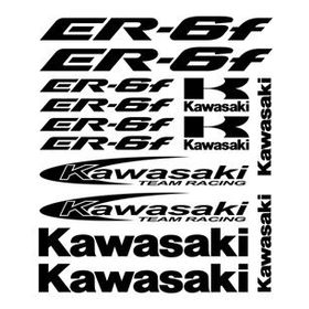 Sticker Masters Kawasaki Er6f Sticker Set