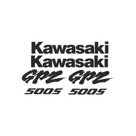 Sticker Masters Kawasaki Gpz 500 Sticker Set