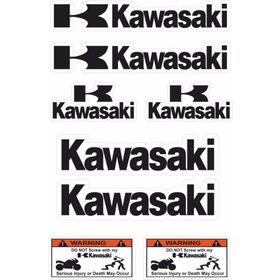 Sticker Masters Kawasaki Sponsor Sticker Set