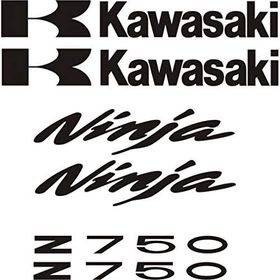Sticker Masters Kawasaki Z750-1 Sticker Set