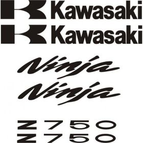 Sticker Masters Kawasaki Z750-1 Sticker Set