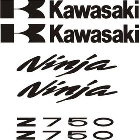 Sticker Masters Kawasaki Z750-1 Sticker Set
