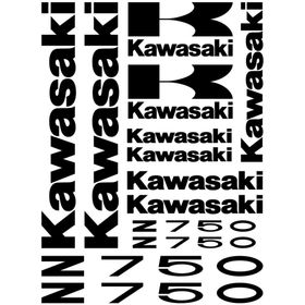 Sticker Masters Kawasaki Z750 Sticker Set