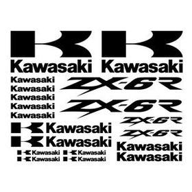 Sticker Masters Kawasaki ZX-6r Sticker Set