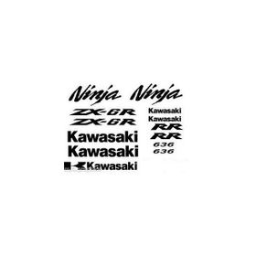 Sticker Masters Kawasaki Zx6 , 636 Sticker Set