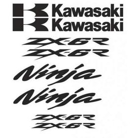 Sticker Masters Kawasaki Zxr-6 Sticker Set
