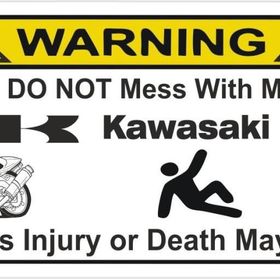 Sticker Masters Kawasakime Dokunma Sticker