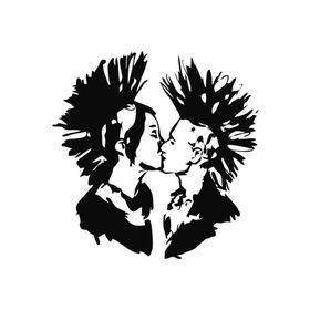 Sticker Masters Kiss Punk Sticker
